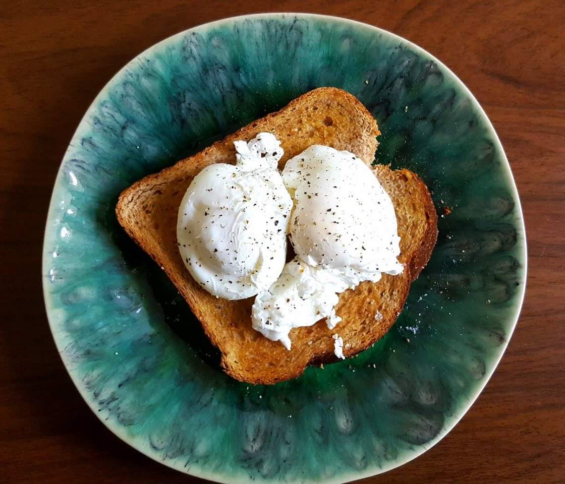 Poached Eggs on Toast - The Fat Foodie