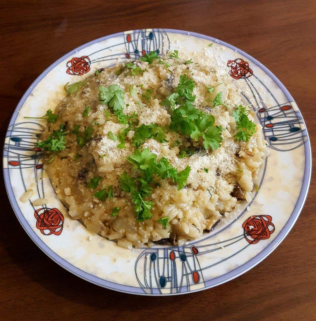 mushroom ris - The Fat Foodie