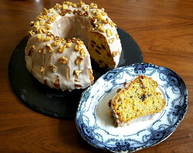 Carrot, Courgette and Orange Bundt Cake by The Fat Foodie
