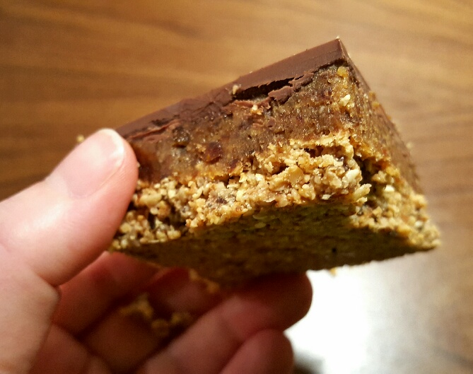 A Slice of The Fat Foodie's Date and Oat Chocolate Traybake
