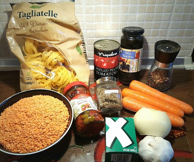 The Simple Ingredients Required to Make The Fat Foodie's Lentil Ragù